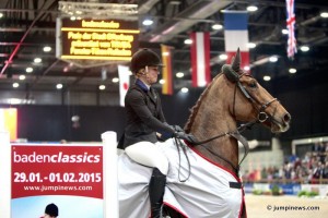 Nathalie Mack & Quenza du Breuil CSI Offenburg 2014 © jumpinews.com