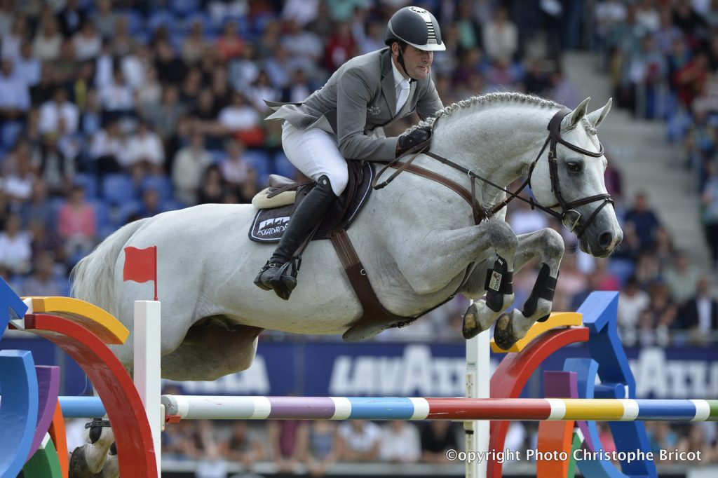 Germany, Aachen : Philipp WEISHAUPT riding LB Convall during the Rolex Grand Prix , CHIO of Aachen, World Equestrian Festival, in July 17th , 2016, in Aachen, Germany - Photo Christophe Bricot